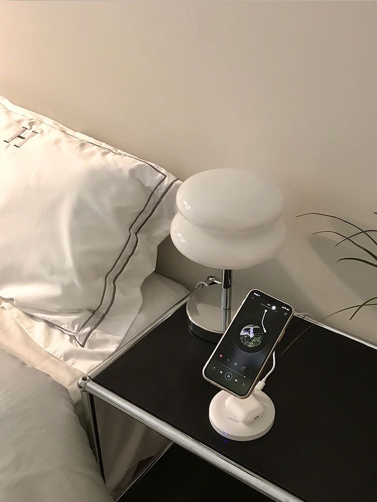 Cute Chubby Fluffy Bedside Lamp