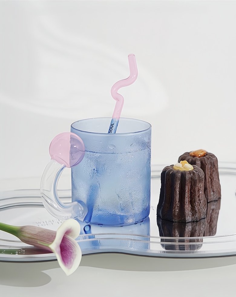 Hand Blown Lollipop Mugs