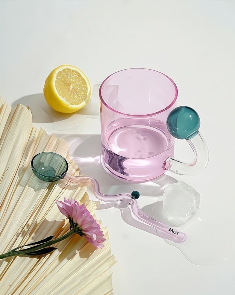 Hand Blown Lollipop Mugs