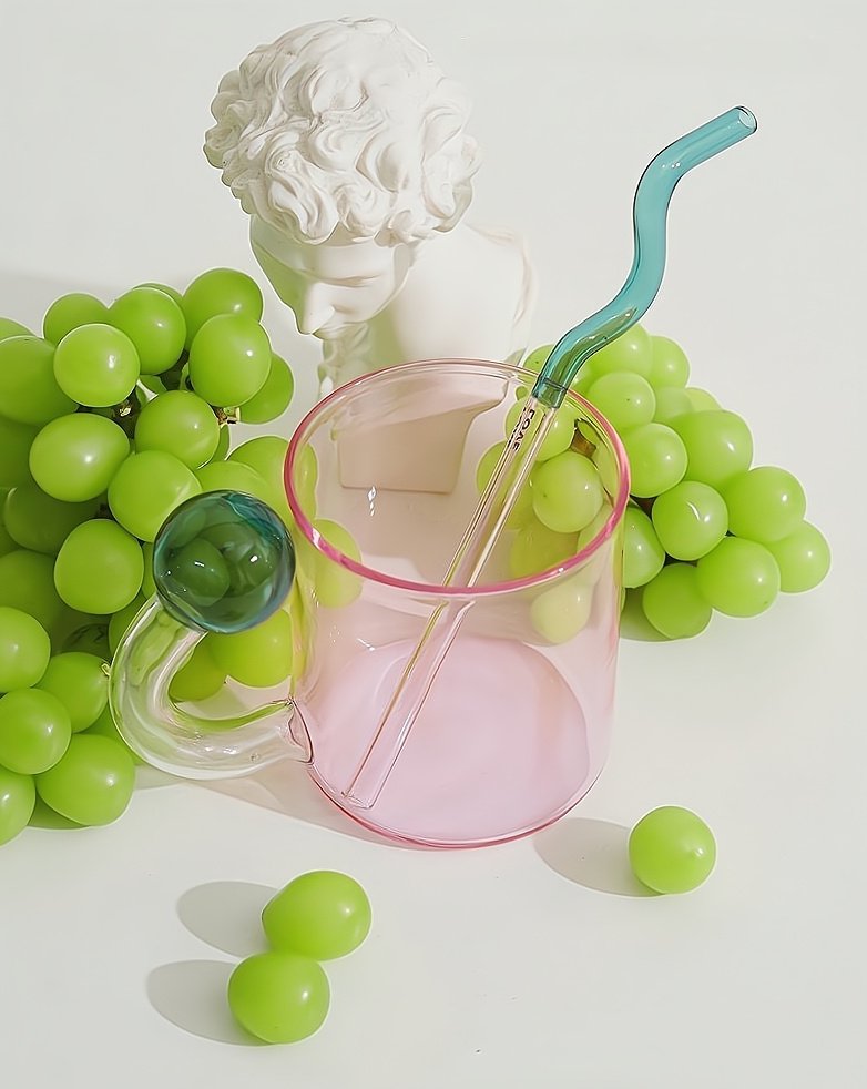 Hand Blown Lollipop Mugs