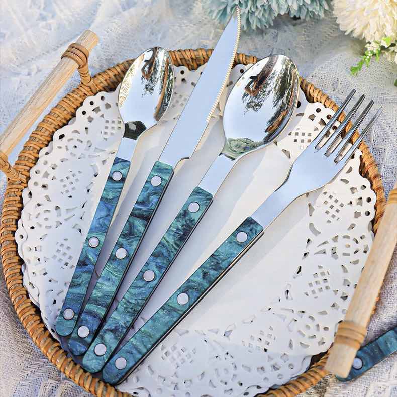 Modern French Bistrot Flatware Set - 10 Pieces