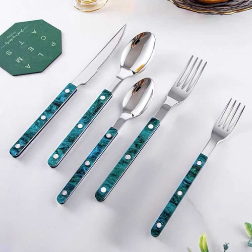 Modern French Bistrot Flatware Set - 10 Pieces