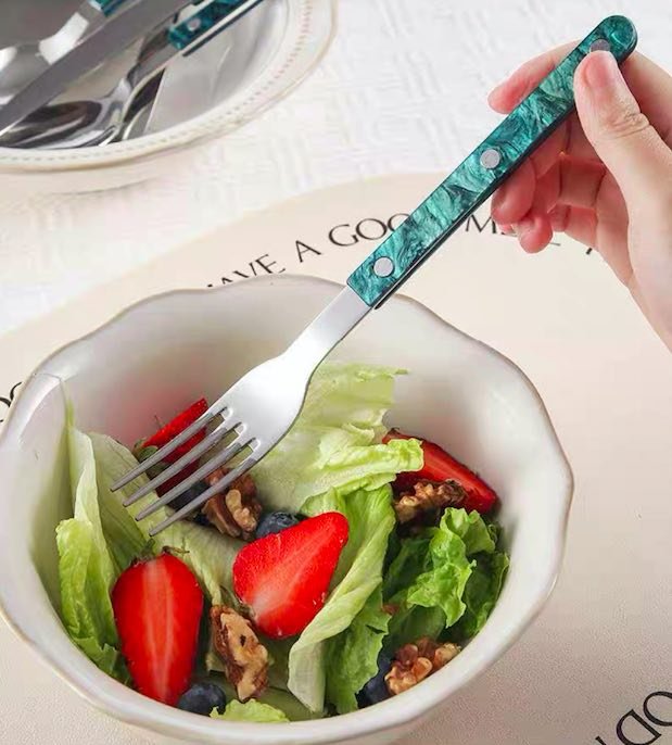 Modern French Bistrot Flatware Set - 10 Pieces