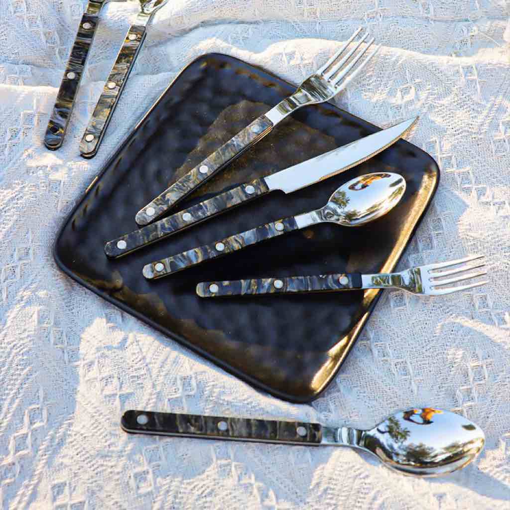 Modern French Bistrot Flatware Set - 10 Pieces