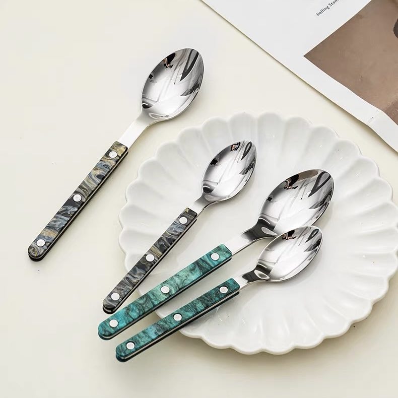 Modern French Bistrot Flatware Set - 10 Pieces