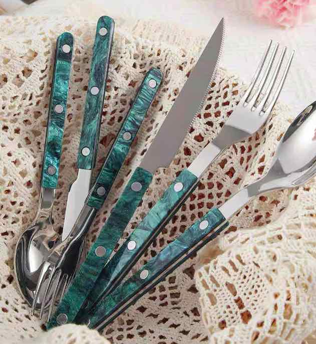 Modern French Bistrot Flatware Set - 10 Pieces